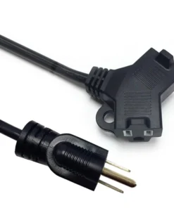 Outdoor Heavy Duty Extension Cord NEMA 5-15P to 2 x NEMA 5-15R UL listed