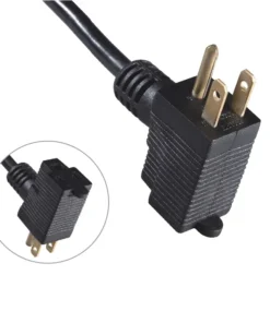 Piggyback Power Cords NEMA 5-15P NEMA 5-15R Custom Long, UL listed