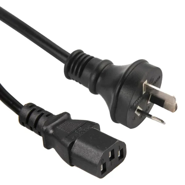Australia Power Cord, AS NZ 3112 Plug to IEC 60320 C13 Connector, SAA Certified