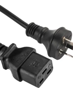 Australia Power Cord, AS NZ 3112 Plug to IEC 60320 C19 Connector, SAA Certified
