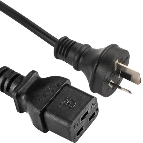 Australia Power Cord, AS NZ 3112 Plug to IEC 60320 C19 Connector, SAA Certified