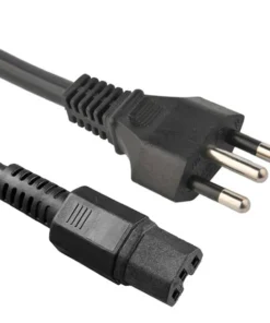 Brazil Power Cord NBR 14136 to IEC 60320 C15 Connector, Inmetro, TUV Certified