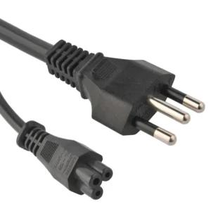 Brazil Power Cord NBR 14136 to IEC 60320 C5 Connector, Inmetro, TUV, VDE Certified