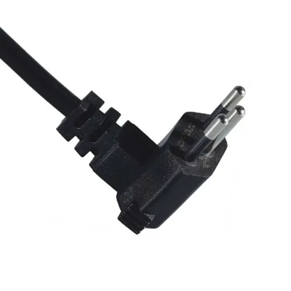 Brazil Power Cord Right Angle Plug NBR 14136 Inmetro TUV Certified