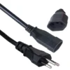 Brazil Extension Cord - NBR 14136, 10A, UC 2P+T Male Female