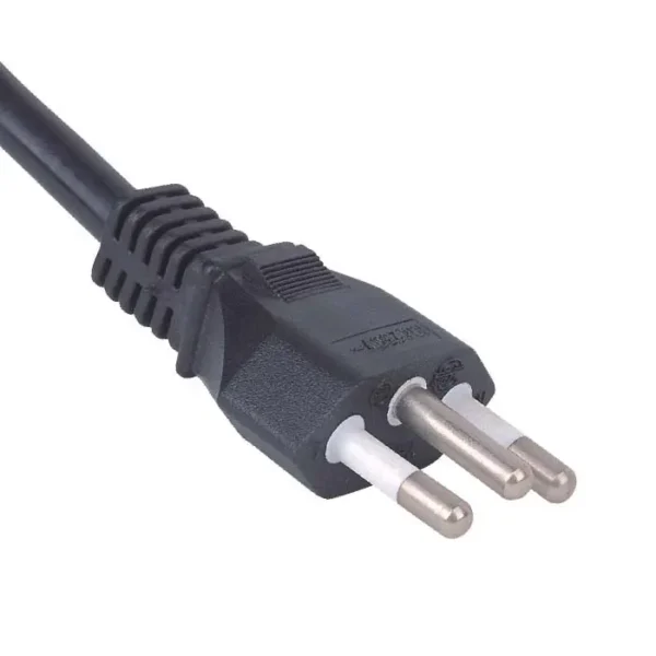 The Brazilian Power Cord NBR 14136 UC Type N Plug, with Inmetro and TUV certifications