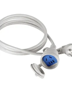 China Outdoor Extension Cord (GB 2099) - 3-Wire Grounded Plug to 3-Wire 2-Wire Outlet (CCC & 3C Certified)