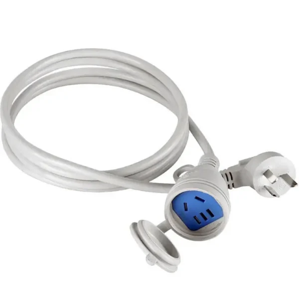 China Outdoor Extension Cord (GB 2099) - 3-Wire Grounded Plug to 3-Wire 2-Wire Outlet (CCC & 3C Certified)