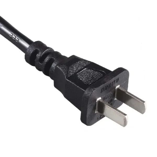 The China Power Cord GB 2099 2 Wire Non-Grounding 3C Certificated is a specific type of power cord designed for use in China with appliances and devices that do not require grounding