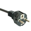 Europe Power Cord 16 Amp 3 Wire CEE7/7 Schuko Straight Plug VDE CEBEC Certificated