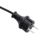 Europe Power Cord 16A Straight 2 Wire CEE7-17 IP44 Waterproof Straight Plug