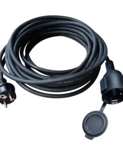 EU Extension Cord: Waterproof Outdoor IP44 CEE 7/7 Schuko Plug to Schuko Female (CE, GS)