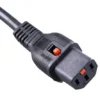 Self-Locking IEC-Lock Receptacle IEC 60320 C13 Connector