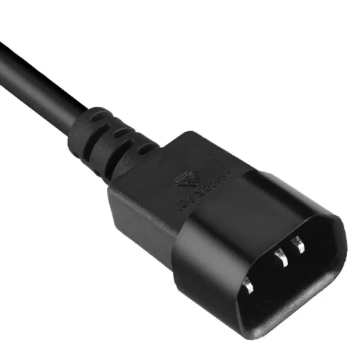 IEC 60320 C14 Straight Plug Power Cord