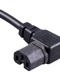 IEC 60320 C15 Power Cord with Right Angled Receptacle (VDE, KC, PSE, CCC, SAA, UL Approved)