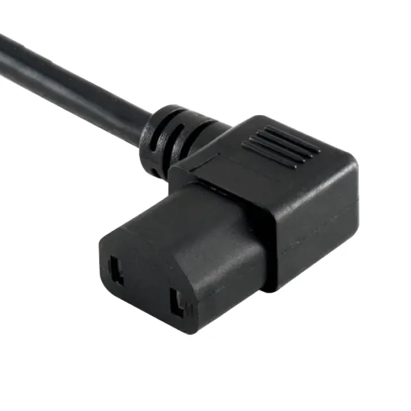 IEC 60320 C17 Power Cord with Right Angled Receptacle