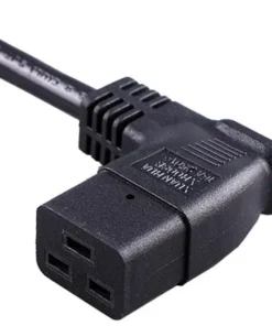IEC 60320 C19 Power Cord with a Right Angled Receptacle