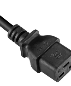 IEC 60320 C19 Power Cord with Straight Receptacle