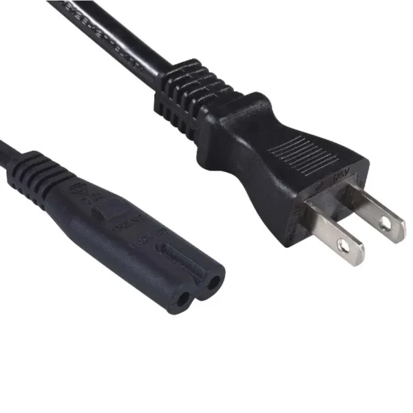 Japan Power Cord standard 2-pole plug compliant with the JIS 8303 standard, an IEC 60320 C7 connector, and PSE & JET approvals