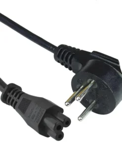 the Israel Power Cord 2 Pole 3 Wire Grounding Type H Right Angled Plug to IEC 60320 C5 SI Approved is a safe, reliable, and practical power cord