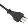 The Italy Power Cord a 10 Amp 3 Wire CEI 23-50 Standard Type L Plug IMQ Approved