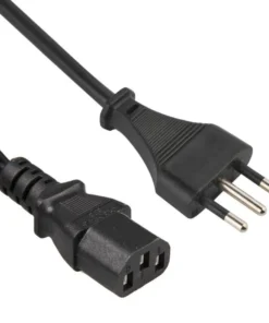 high-quality Italy Power Cord connects your devices to Italian power outlets CEI 23-50 Type L plug and the commonly used IEC 60320 C13 connector