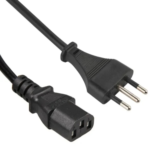 high-quality Italy Power Cord connects your devices to Italian power outlets CEI 23-50 Type L plug and the commonly used IEC 60320 C13 connector