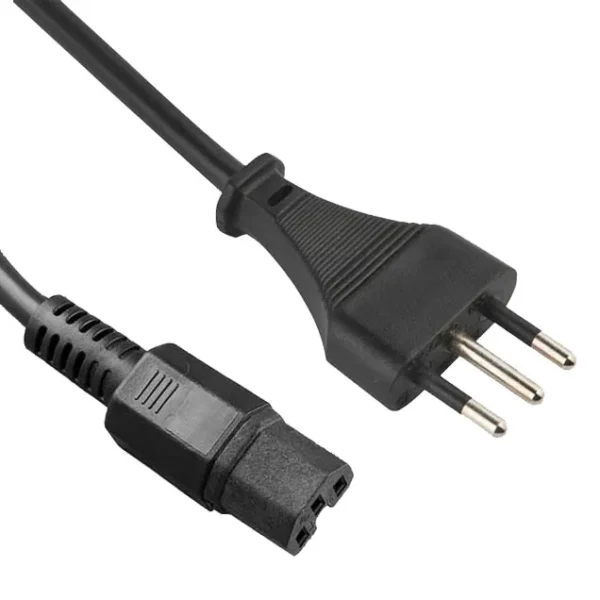 he Italy Power Cord 3 Wire CEI 23-50 Standard Type L Plug to IEC 60320 C15 connector IMQ Approved is a specific type of power cord that is designed for use in Italy