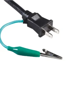 Japan 2-pole plug Alligator Clip Power Cord with PSE JET certification Rated up to 15A 125V Built to JIS 8303 standards