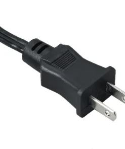 Japan Power Cord 2-prong JIS 8303 straight plug, PSE & JET safety approvals