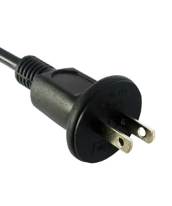 Japan Power Cord 2 Wire Outdoor Waterproof Plug JIS 8303 standard, and PSE & JET approvals