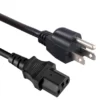 Japan Power Cord a standard Type B plug, JIS 8303 compliance, PSE & JET approvals, and an IEC 60320 C13 connector