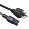 Japan Power Cord featuring a standard Type B plug, IEC 60320 C15 connector, JIS 8303 compliance, and PSE & JET approvals.