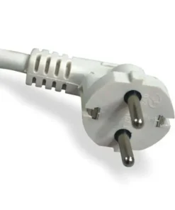 Korea Power Cord 3 Wire 16 Amp CEE 7/4, Type F Right Angled Plug (KS C 8305, KTL KC Approved)