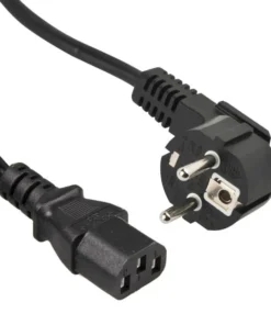 Korea Power Cord: 2 Prong 3 Wire, Type F Schuko to IEC C13, KTL & KC Certified