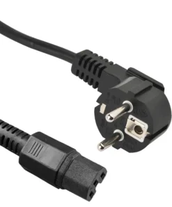 Korea Power Cord: 2 Prong 3 Wire, Type F Schuko to IEC C15, KTL & KC Certified