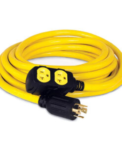 Conquer Power Limitations: NEMA L14-30P to 4x 5-15/20R Extension Cord - UL Listed