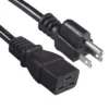 NEMA 5-15P IEC 62320 C19 Power Cord