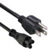 NEMA 5-15P to IEC 60320 C5 Power Cord