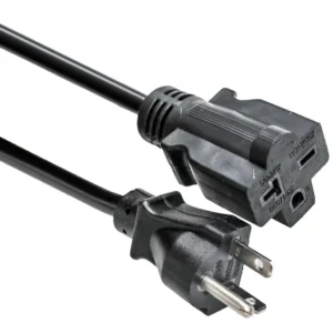 Heavy Duty Appliance Extension Cord NEMA 6-20P plug to NEMA 6-20R T-blade outlet UL listed