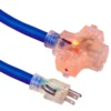 Illuminate and Power Your Outdoor Projects with the Heavy-Duty Triple Outlet Extension Cord