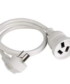 China Outdoor Extension Cord: GB 2099 3-Wire Grounded Plug to 3-Wire Single Outlet (CCC & 3C Certified)