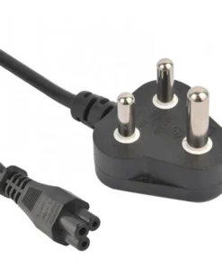 South African Power Cord - SANS 164-1 Plug to IEC 60320 C5 Connector, SABS & VDE Approved