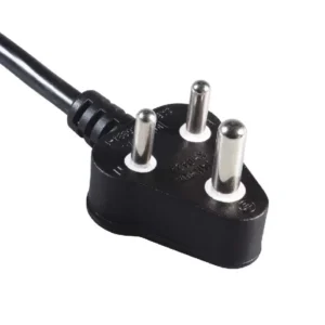 South African Power Cord - SANS 164-1 Standard, 2 Poles + 3 Wires, SABS Approved