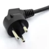 Thailand TIS standard power supply cord grounded plug molded with a low profile ergonomic design and RoHS and REACH compliant.