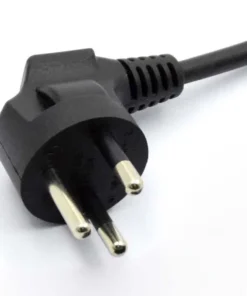 Thailand TIS standard power supply cord grounded plug molded with a low profile ergonomic design and RoHS and REACH compliant.