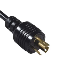 Twist Lock Power Cord NEMA L7-15P 3-Prong 15-Amp 277-Volt Generator Locking Type AC Power Cable, UL listed