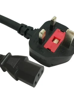 Safely connect devices with IEC C13 plugs (computers, monitors, printers) to UK outlets. ASTA/BSI/VDE certified for peace of mind