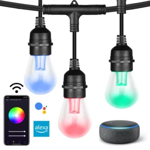 Smart Outdoor String Lights: Illuminate Your Patio with a Symphony of Colors