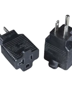 America Adapter NEMA 5-15P to NEMA 5-15-20R Blade plate UL Certificated